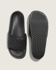 Women|Men Vans La Costa Slide-On Checkerboard Black/Black Sandals
