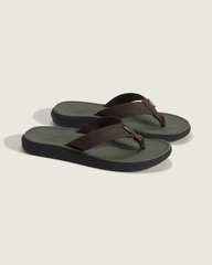 Women|Men Vans Seabrook Sandal in Demitasse Brown / Grape Leaf Green