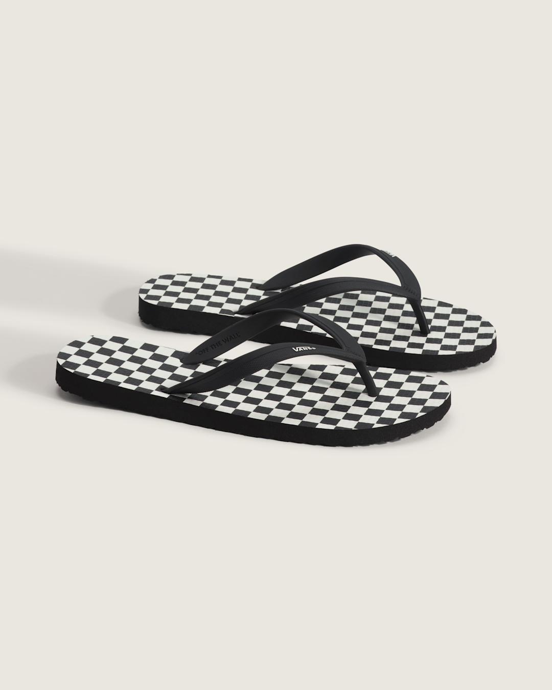Women|Men Vans Makena Checkerboard Sandal in Checkerboard Black / Marshmallow White