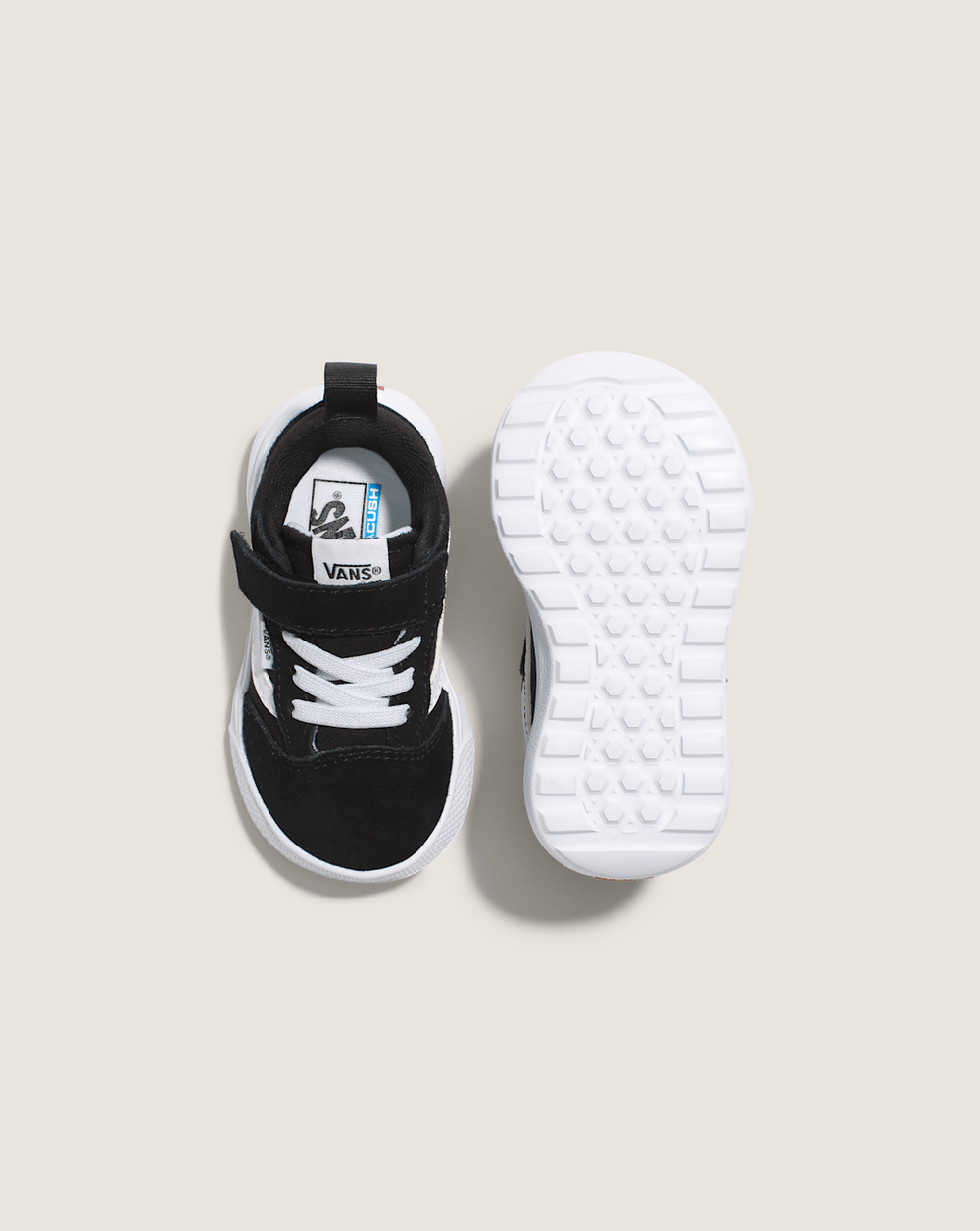 Women|Men|Kids Vans Toddler UltraRange V Shoe in Black / True White