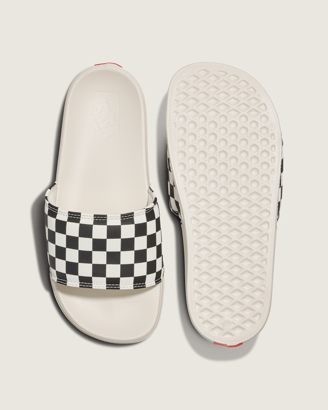 Women|Men Vans La Costa Checkerboard Slide in Checkerboard Black / White