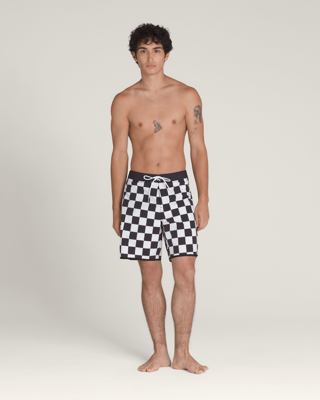 Women|Men Vans Everride Scalloped 18'' Boardshorts in Black / White