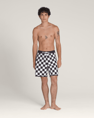 Women|Men Vans Everride Scalloped 18'' Boardshorts in Black / White