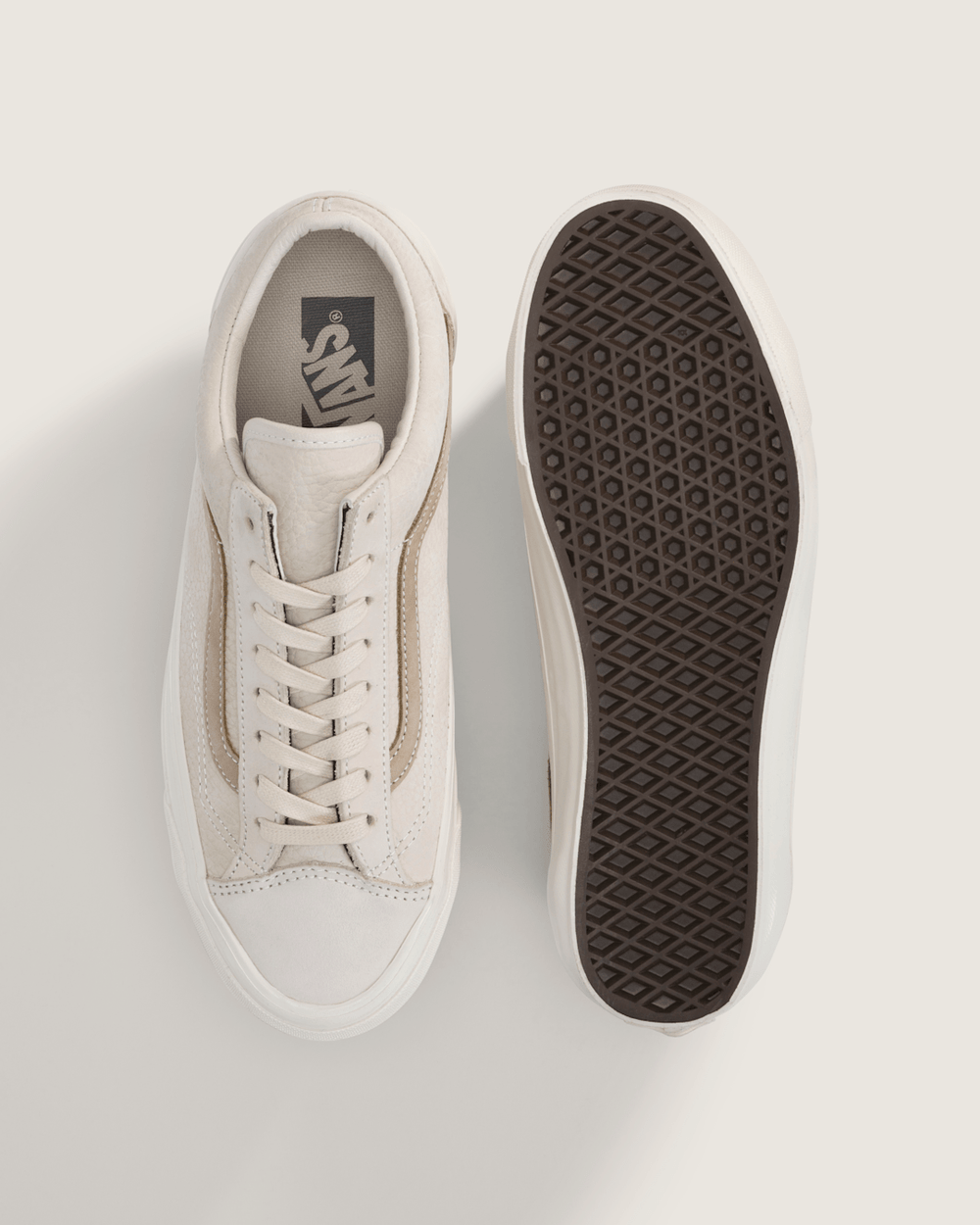 Men Vans Premium Old Skool Shoe in Oatmeal Beige