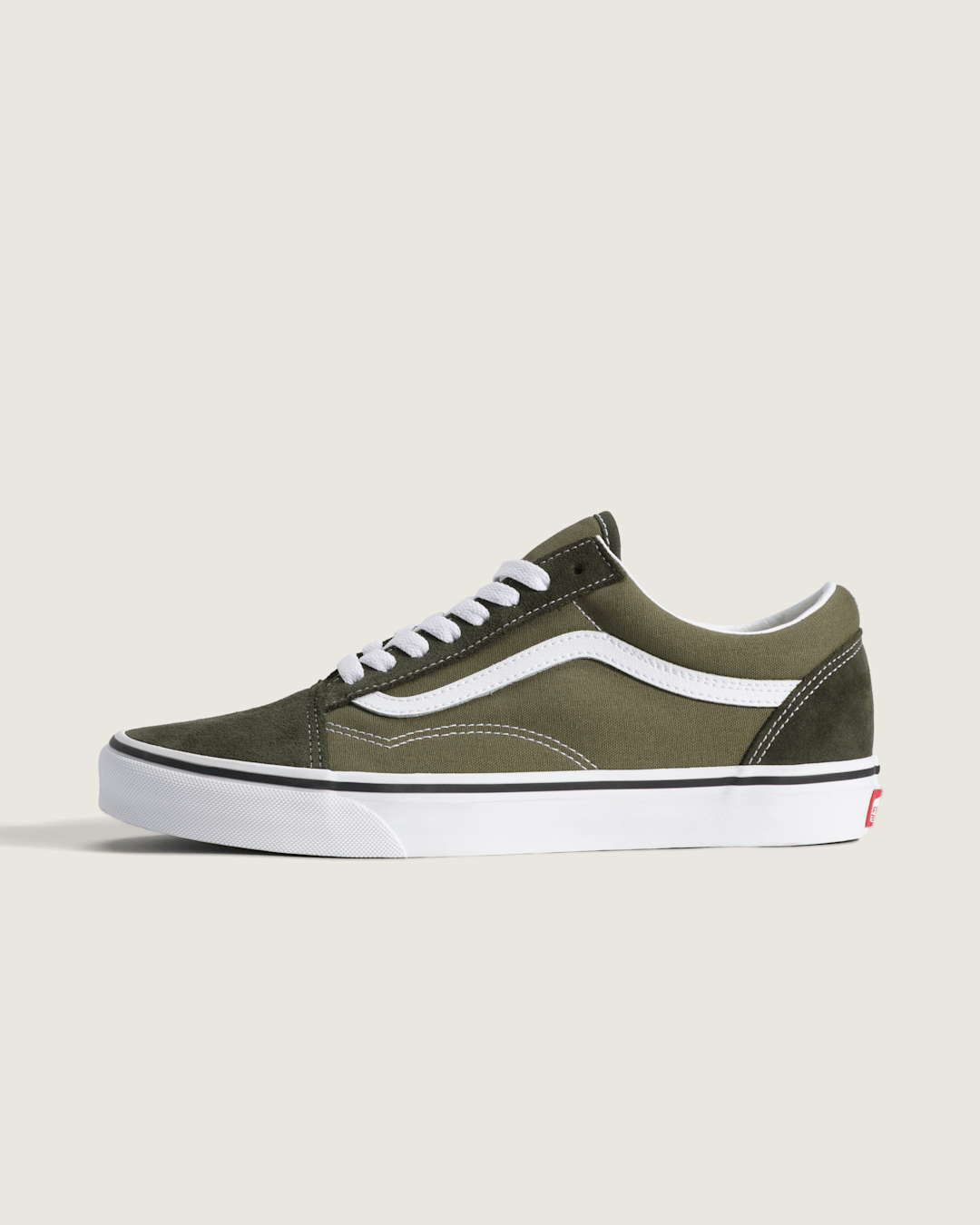 Men Vans Old Skool Shoe in Obsidian Fern Green