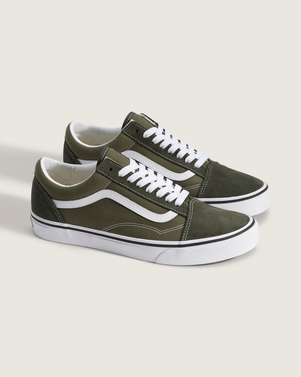 Men Vans Old Skool Shoe in Obsidian Fern Green