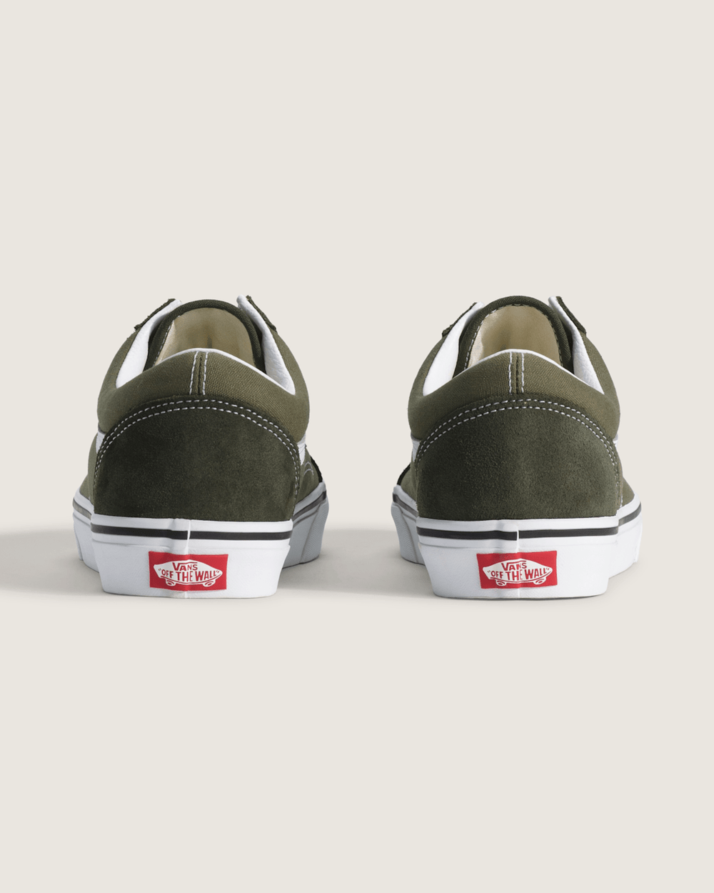 Men Vans Old Skool Shoe in Obsidian Fern Green