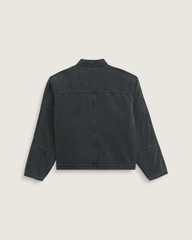 Men Vans Umber Pigment Canvas Jacket in Black