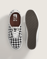 Men Vans Premium Authentic Shoe in Checkerboard Black / White