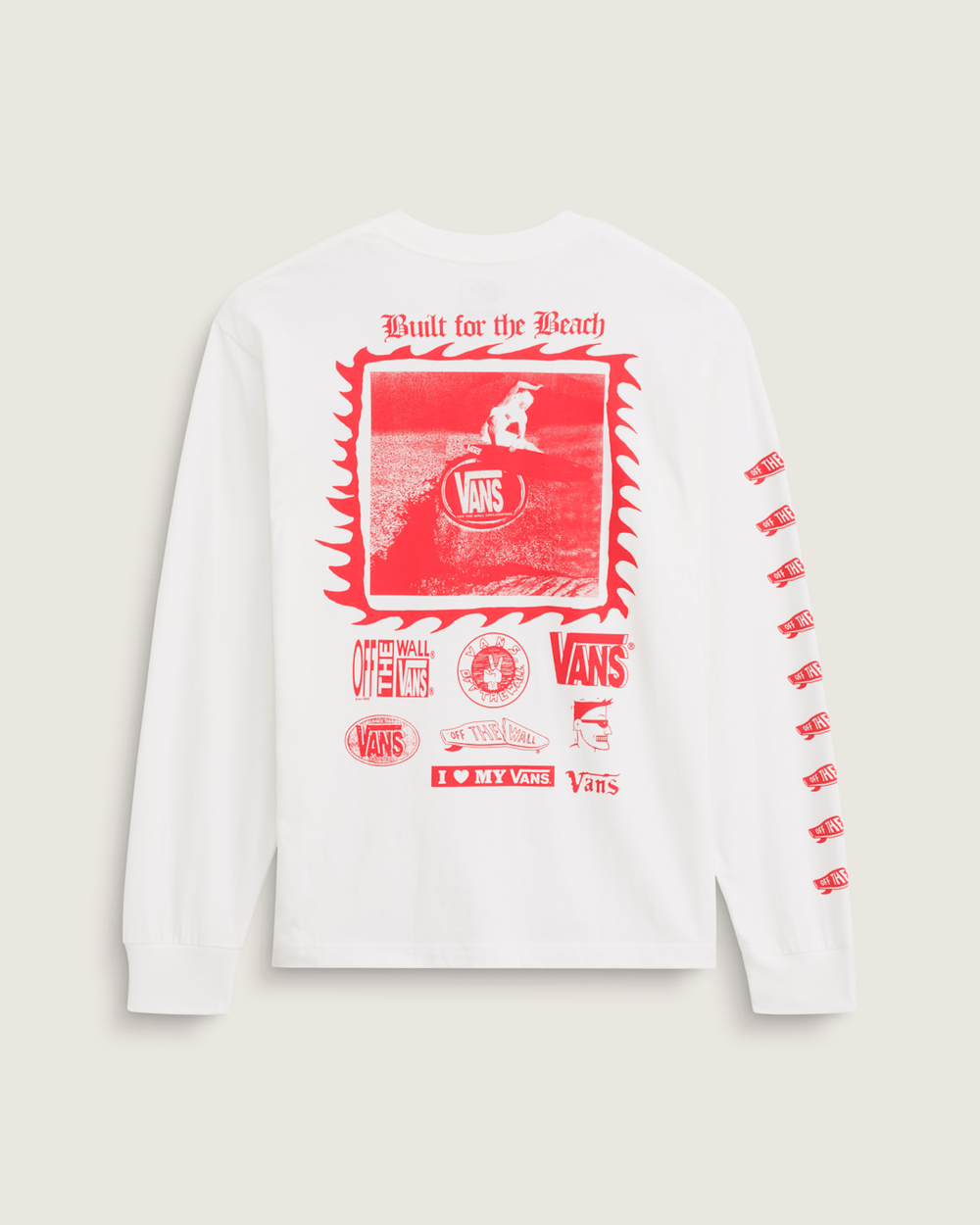 Men Vans I Need My Long Sleeve T-Shirt in White