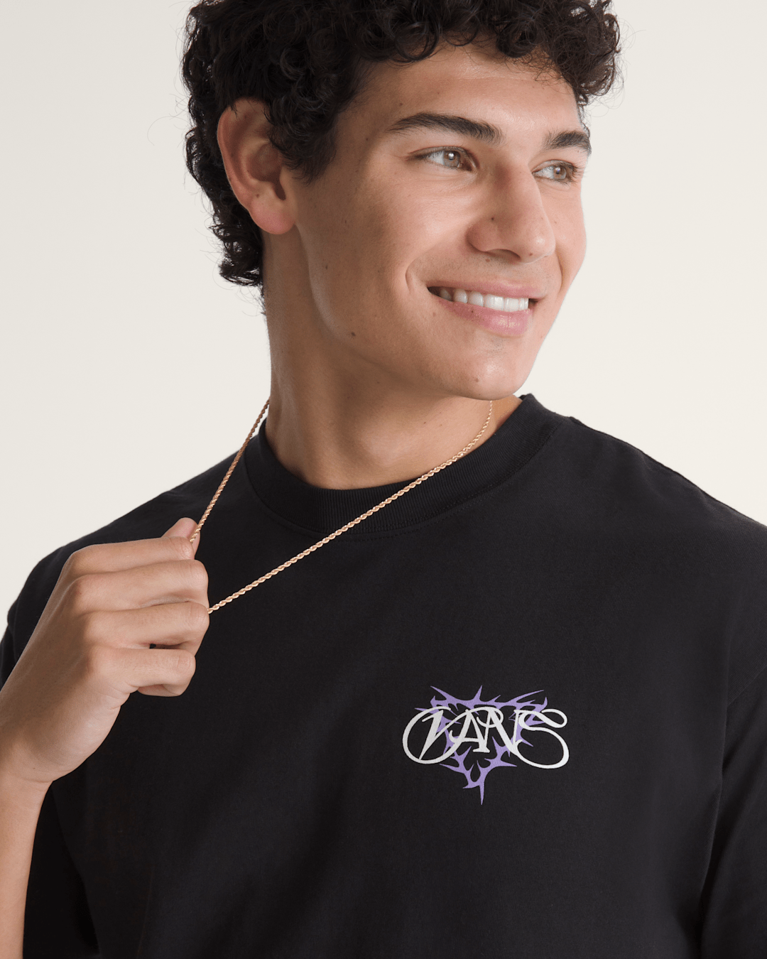 Men Vans Prickles T-Shirt in Black