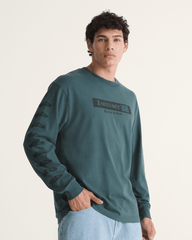 Men Vans I Need My Long Sleeve T-Shirt in Mossy Olive Green