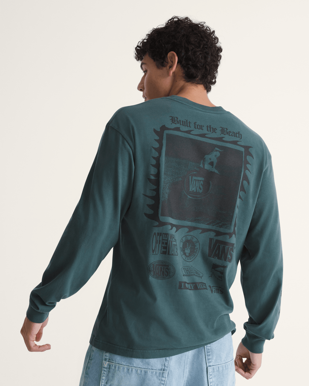 Men Vans I Need My Long Sleeve T-Shirt in Mossy Olive Green