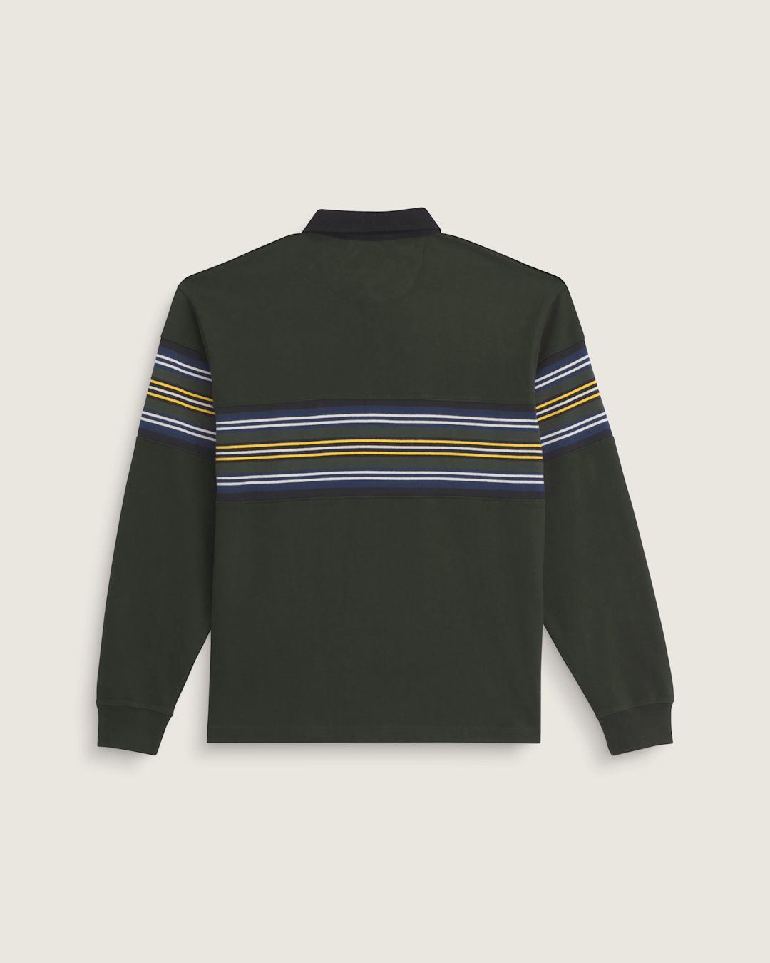 Men Vans Surge Rugby Long Sleeve Shirt in Dried Kelp Green
