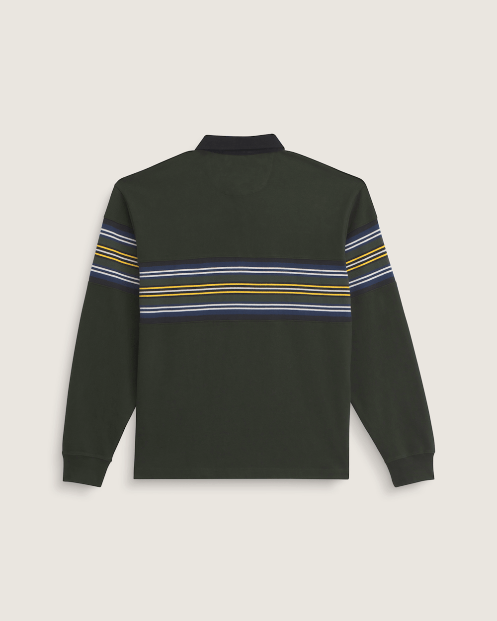 Men Vans Surge Rugby Long Sleeve Shirt in Dried Kelp Green