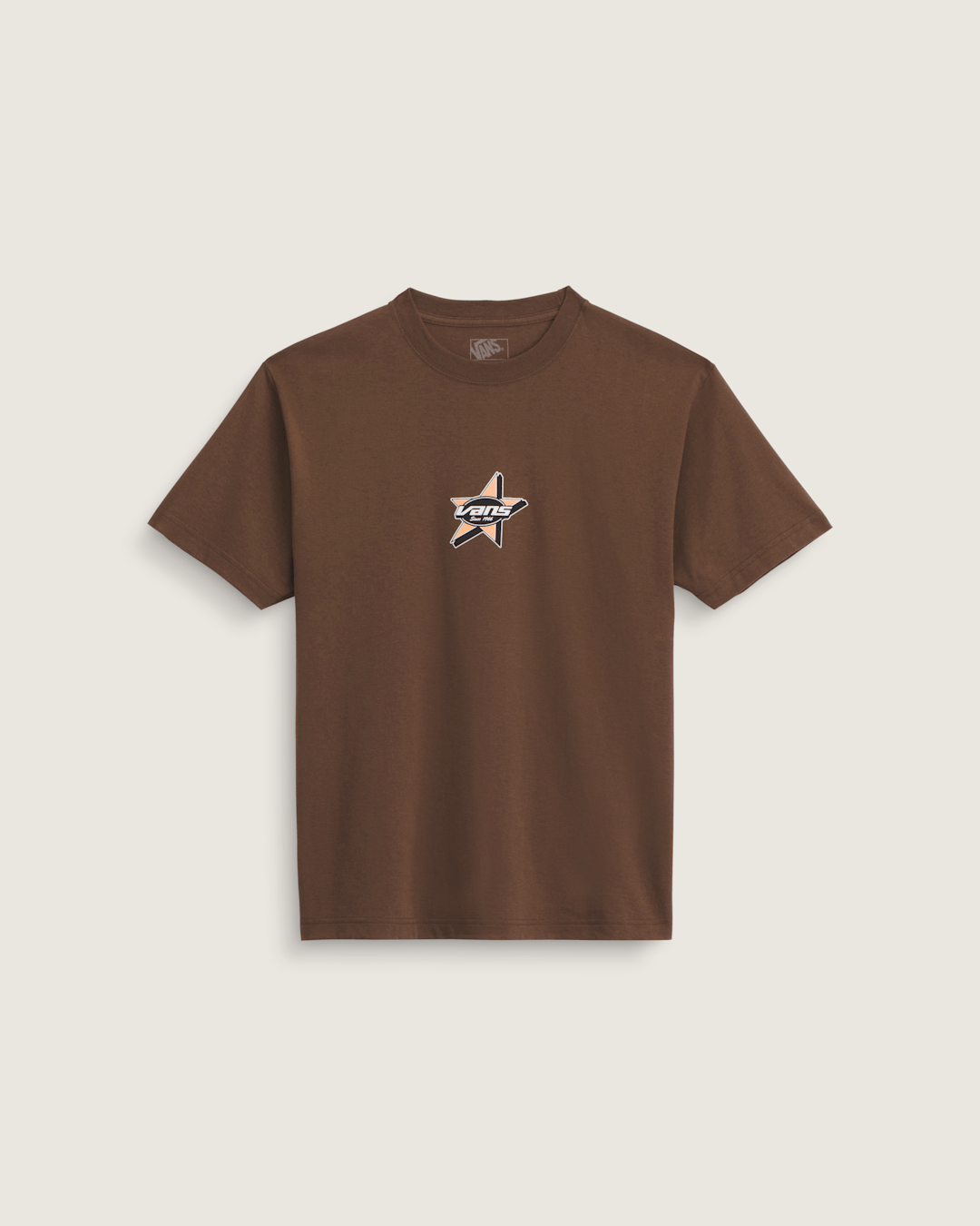 Men Vans Starmarked T-Shirt in Vintage Cocoa Brown