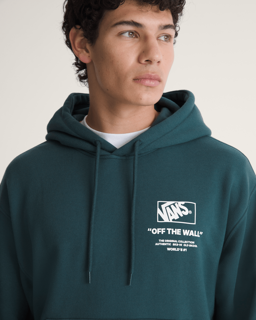 Men Vans Stacked Hi Pullover Hoodie in Mossy Olive Green