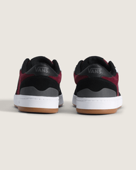 Men Vans Lowland 2.0 Shoe in Black / Port Red