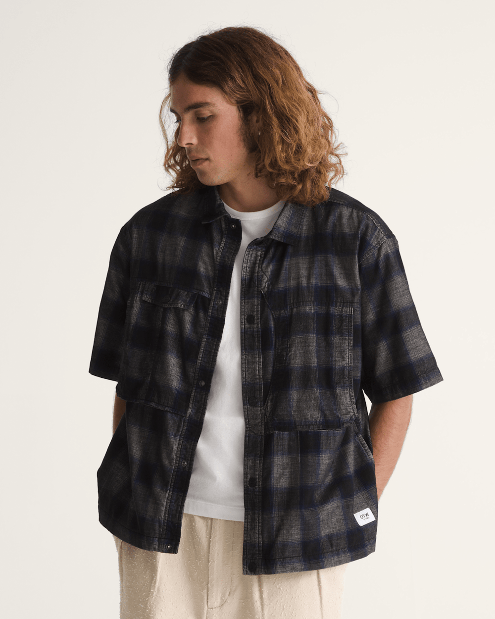 Men Vans OTW by Vans Voyager Ss Shirt in Black