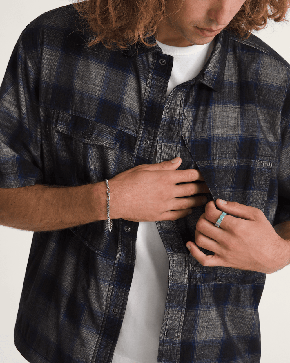 Men Vans OTW by Vans Voyager Ss Shirt in Black