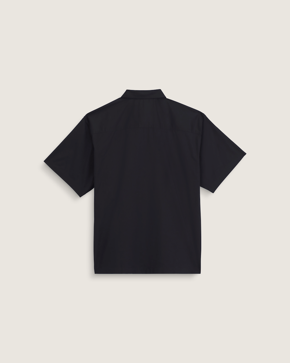 Men Vans Larkspur Solid Shirt in Black