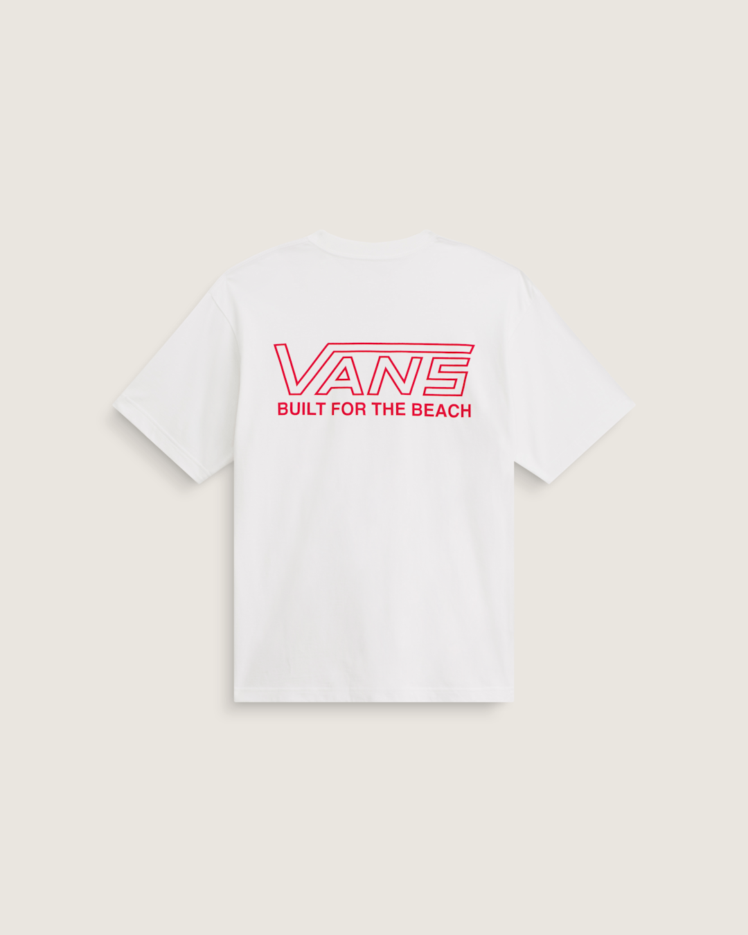 Men Vans Buckled T-Shirt in White