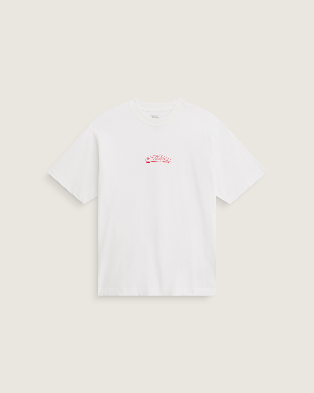 Men Vans Buckled T-Shirt in White