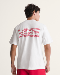 Men Vans Buckled T-Shirt in White