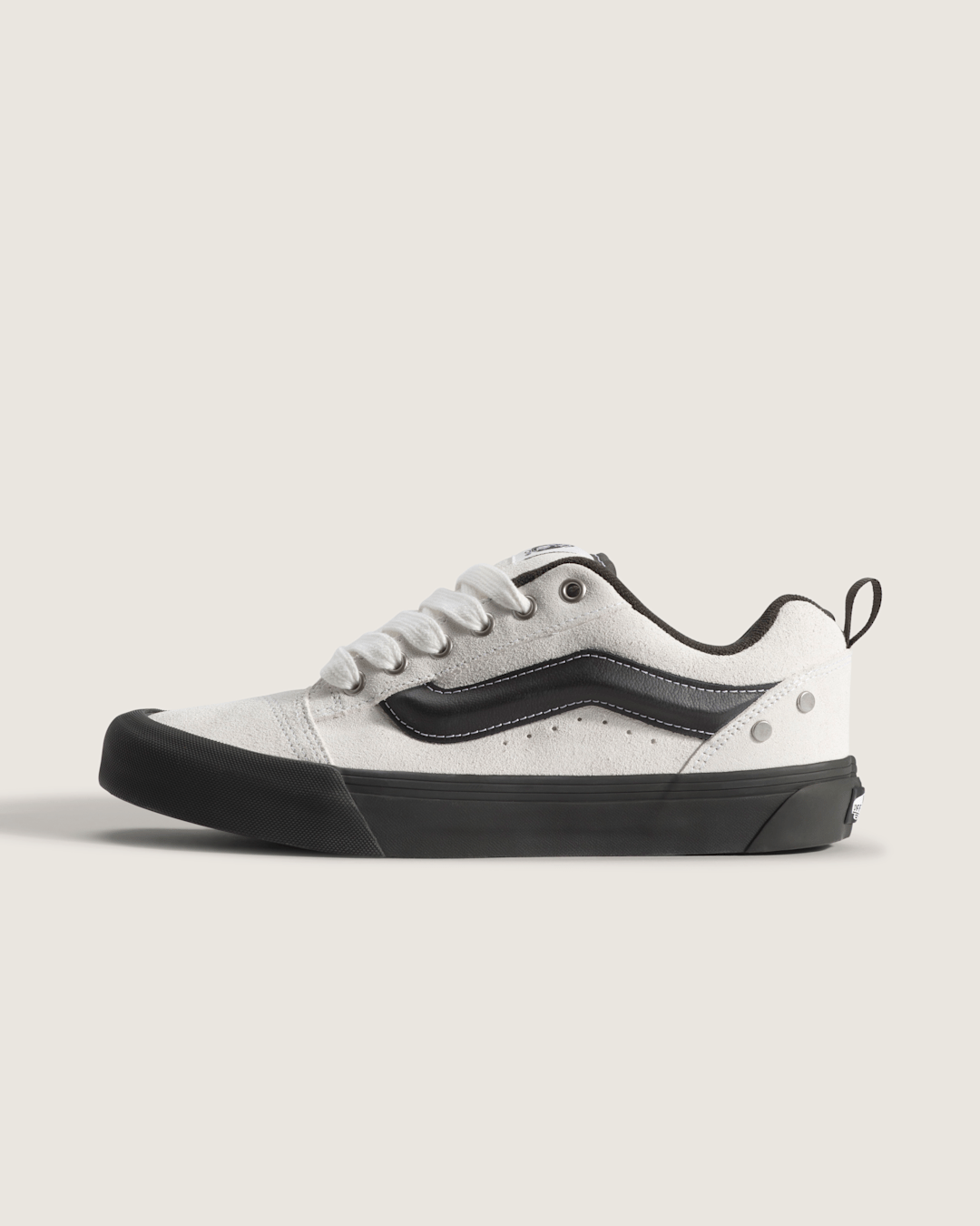 Men Vans Knu Skool Shoe in White