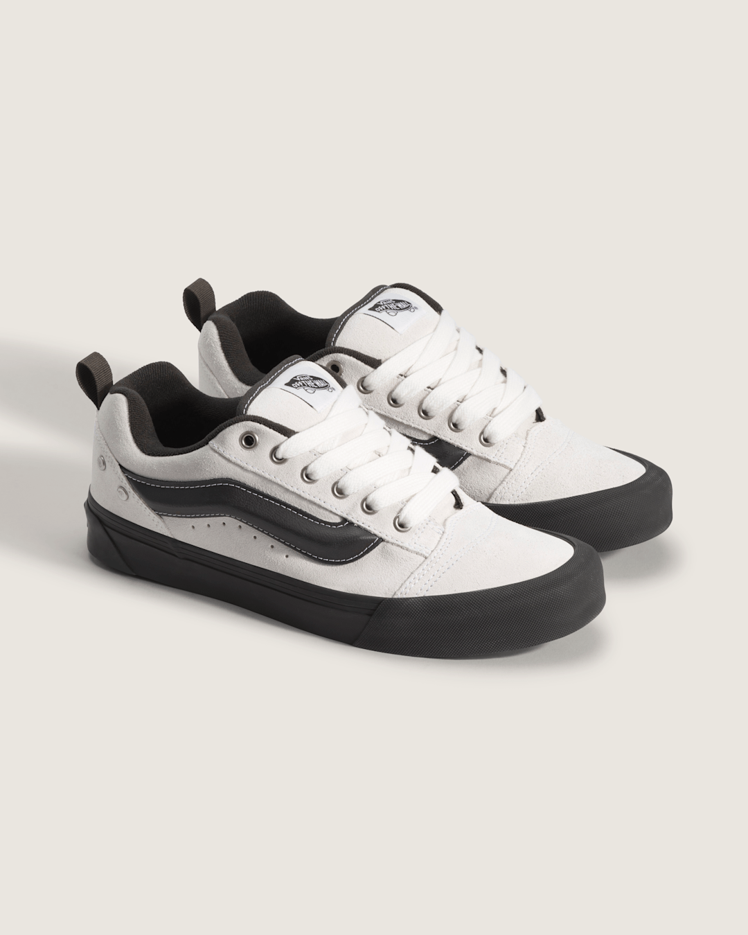 Men Vans Knu Skool Shoe in White