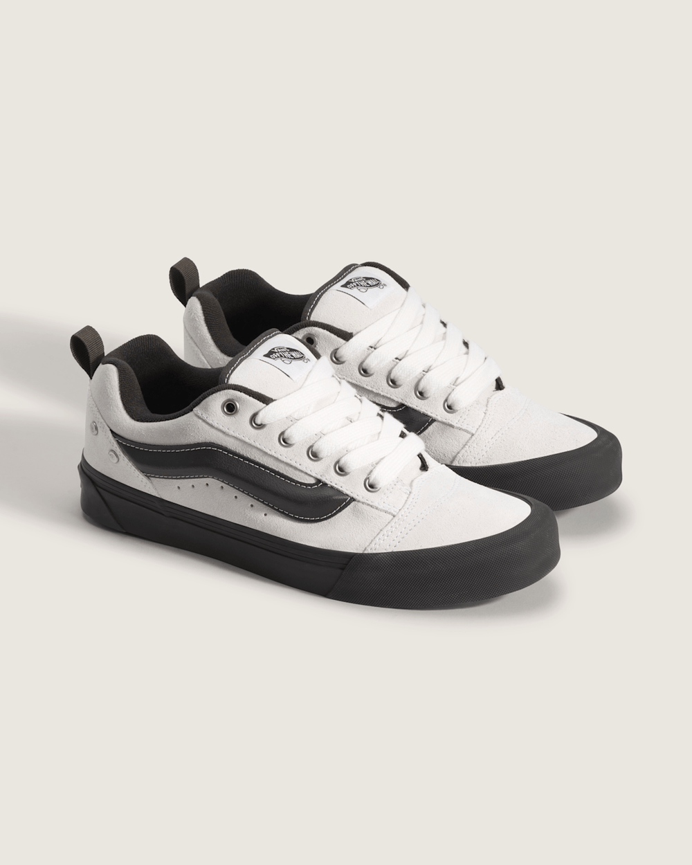 Men Vans Knu Skool Shoe in White