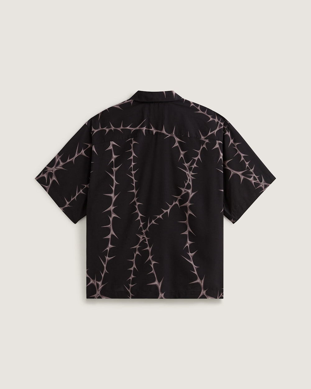 Men Vans Van Doren Printed Camp Shirt in Black