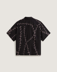 Men Vans Van Doren Printed Camp Shirt in Black