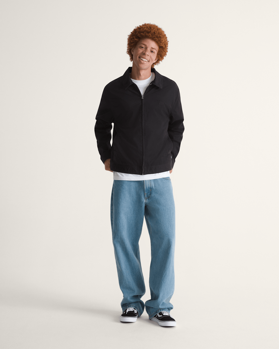 Men Vans Pomona Station Jacket in Black