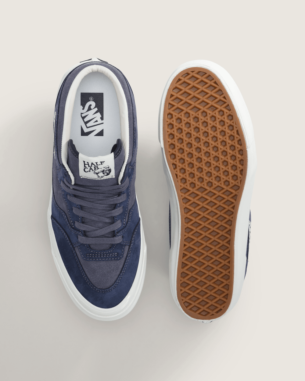 Men Vans Premium Half Cab Shoe in Steel Shadow Grey