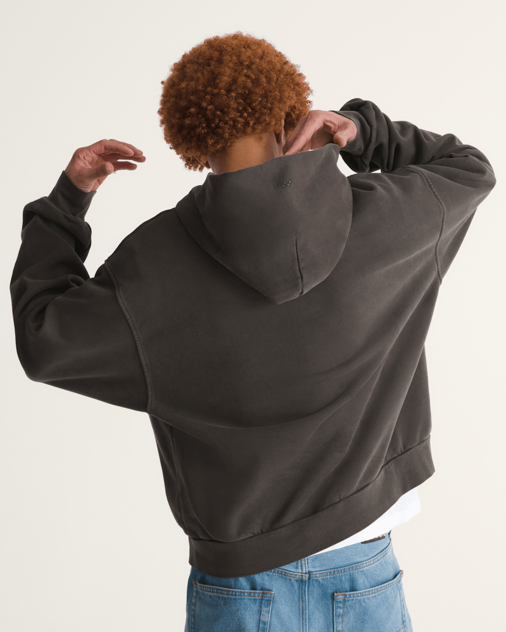 Men Vans Premium Pullover Hoodie in Faded Black