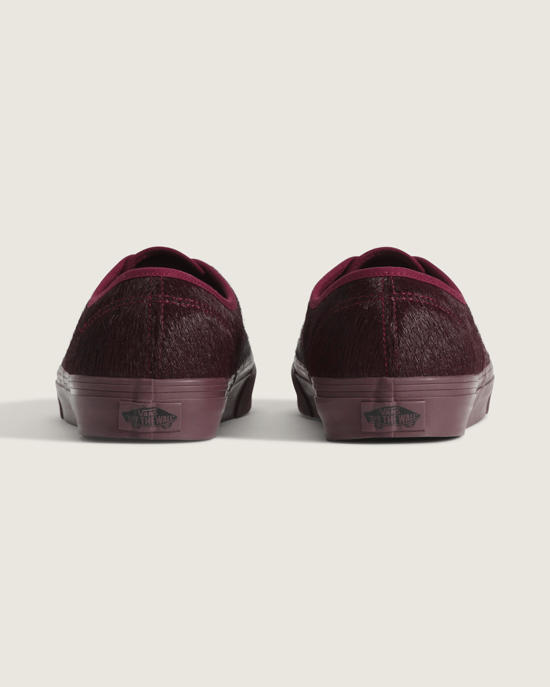 Men Vans Authentic Shoe in Port Red