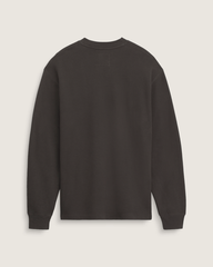 Men Vans Navigate Thermal Long Sleeve Shirt in Faded Black