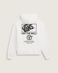 Men Vans Stacked Hi Pullover Hoodie in Egret White