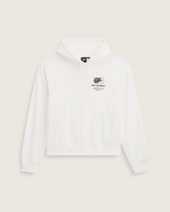 Men Vans Stacked Hi Pullover Hoodie in Egret White