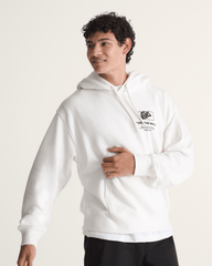 Men Vans Stacked Hi Pullover Hoodie in Egret White