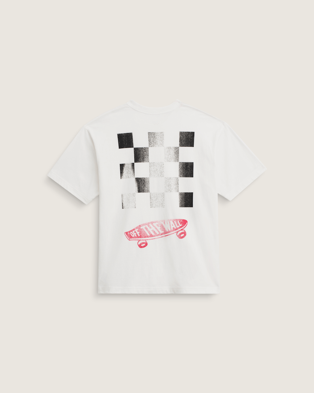 Men Vans Premium Full Deck T-Shirt in Egret White
