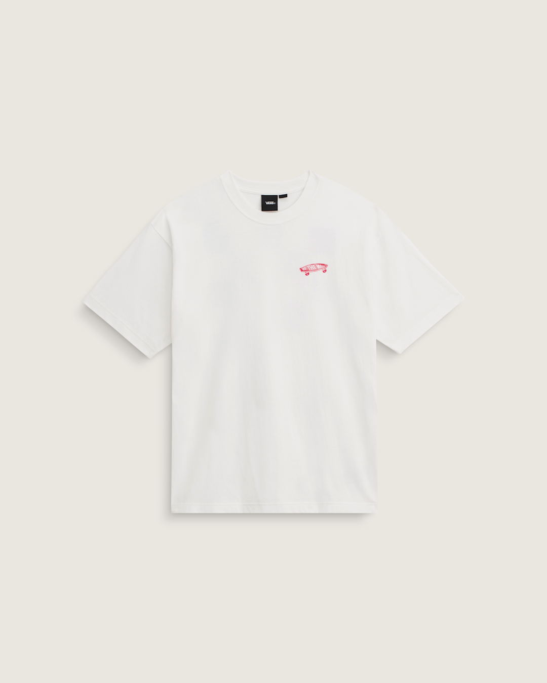 Men Vans Premium Full Deck T-Shirt in Egret White
