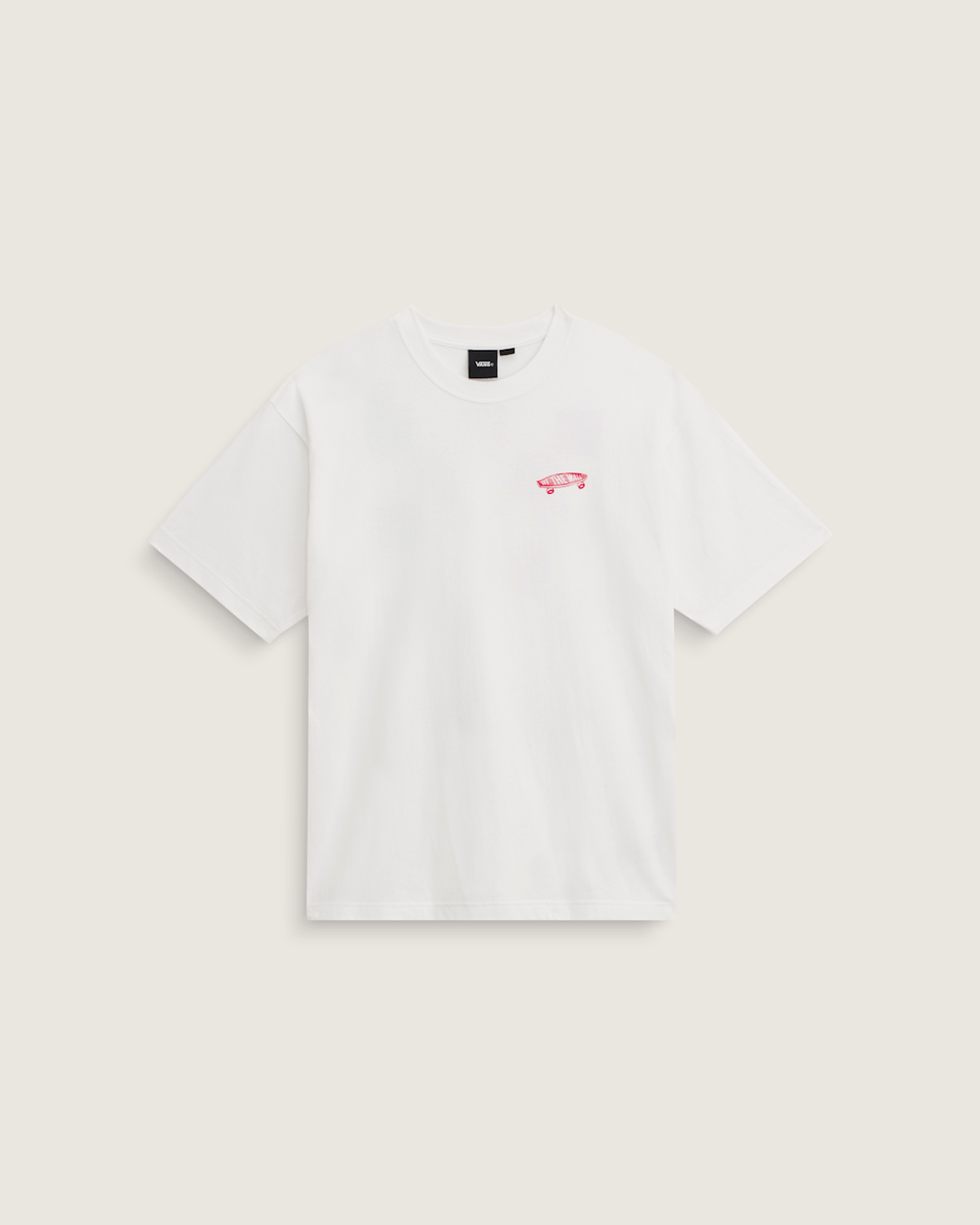 Men Vans Premium Full Deck T-Shirt in Egret White