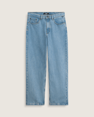 Men Vans Check-5 Loose Denim Pants in Stonewash Blue