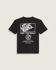 Men Vans Stockpile T-Shirt in Black / White