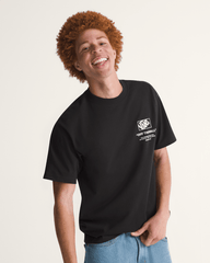 Men Vans Stockpile T-Shirt in Black / White