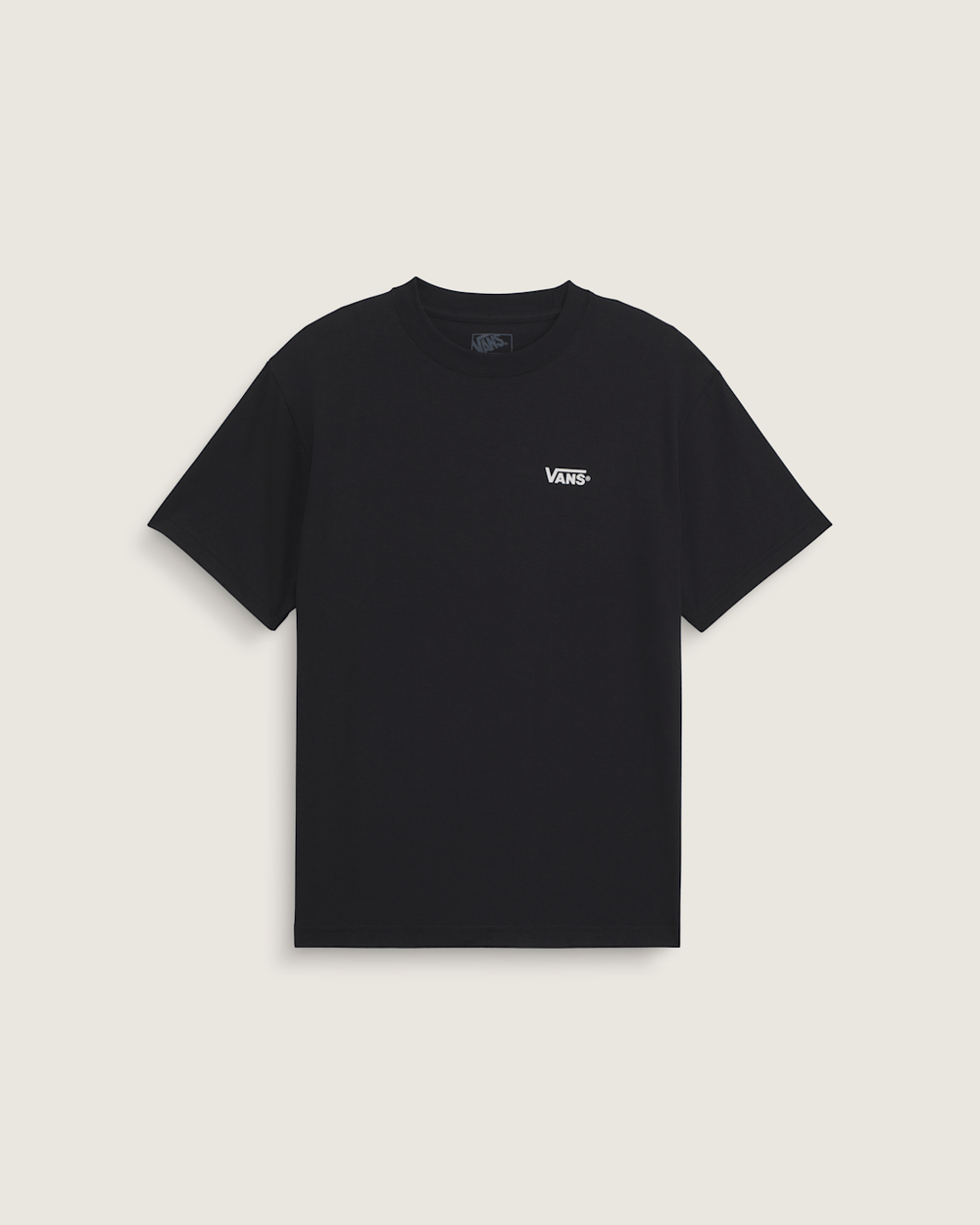 Men Vans New Left Chest T-Shirt in Black / White