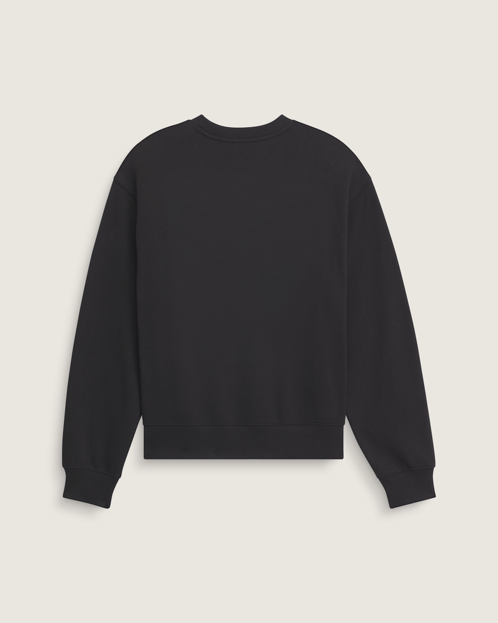 Men Vans Stretch Logo Crew Sweatshirt in Black / White