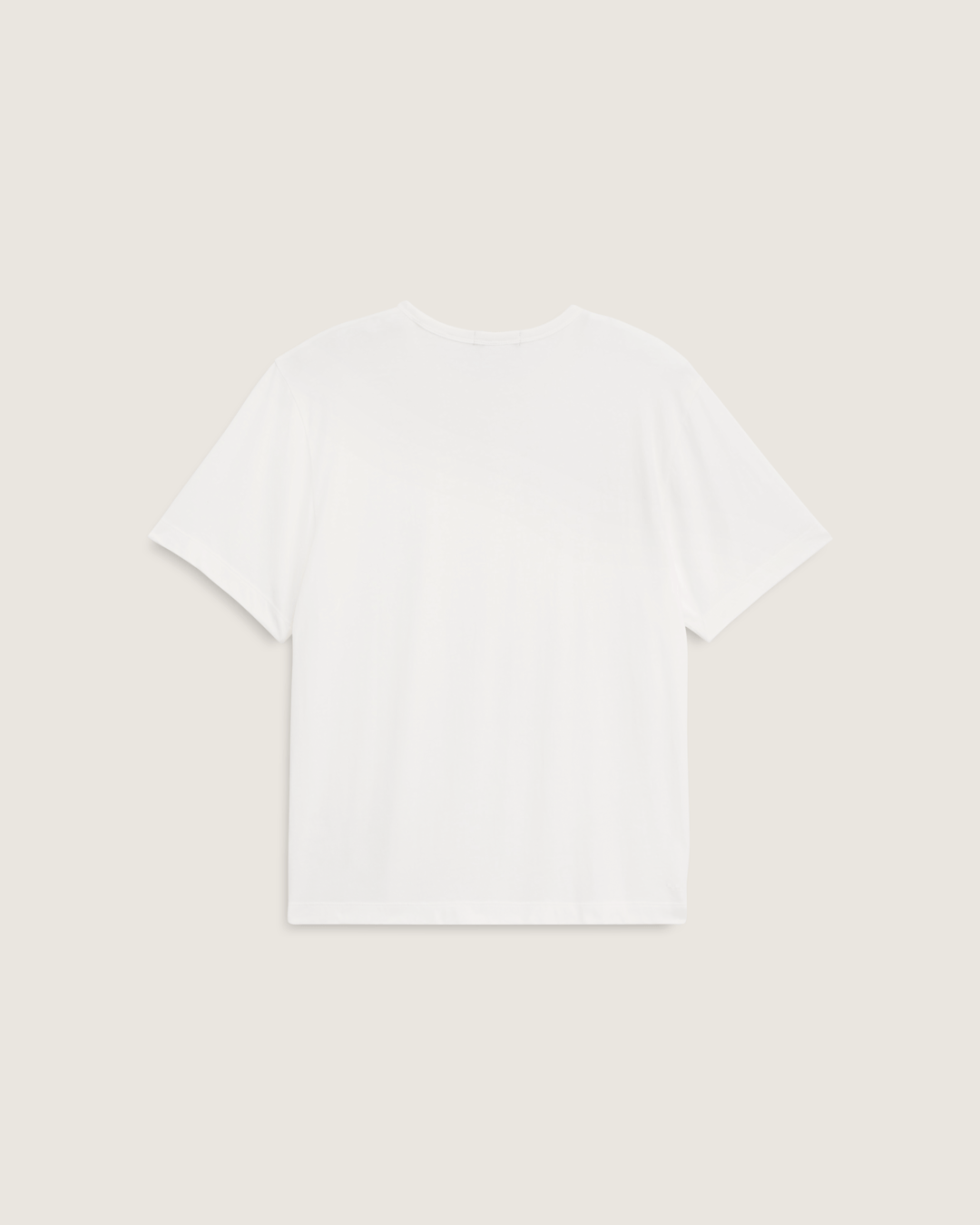 Men Vans Premium Shrunken T-Shirt in Egret White